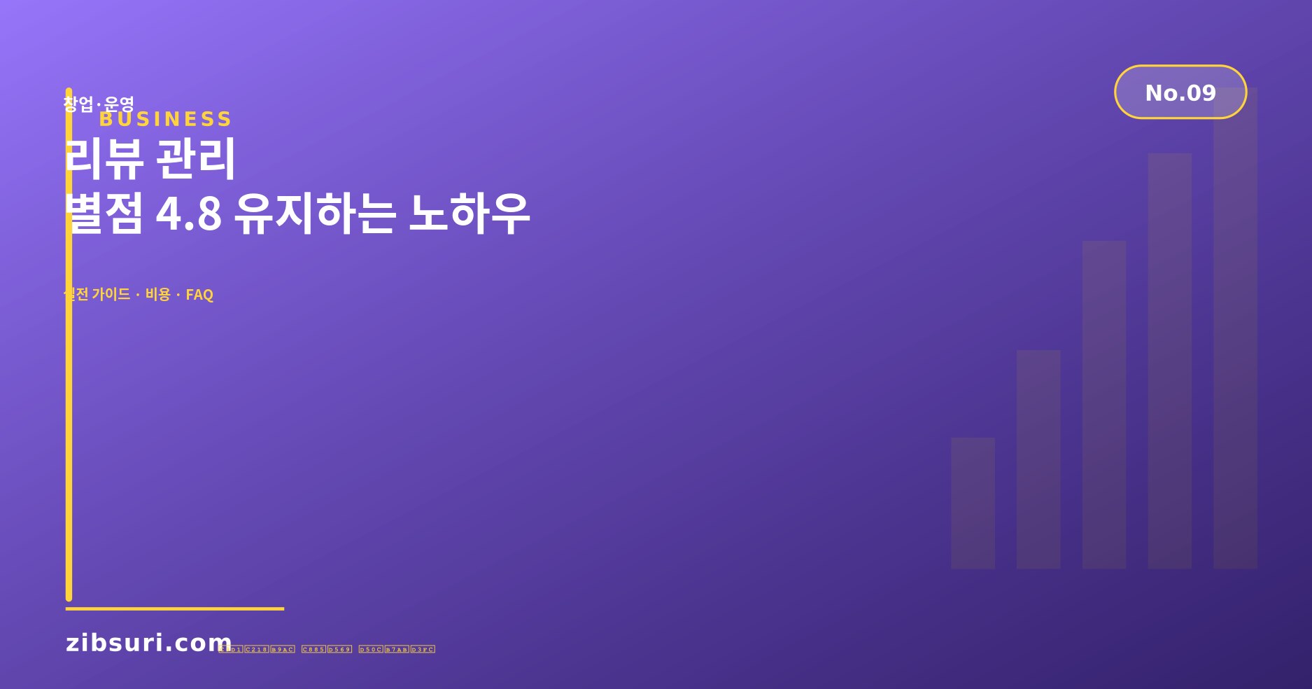 리뷰 관리 — 별점 4.8 유지하는 노하우