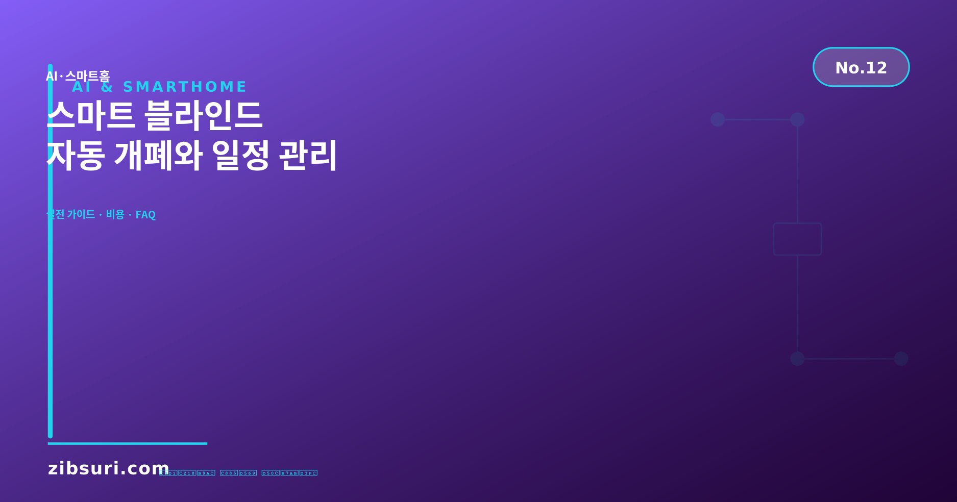 스마트 블라인드 — 자동 개폐와 일정 관리