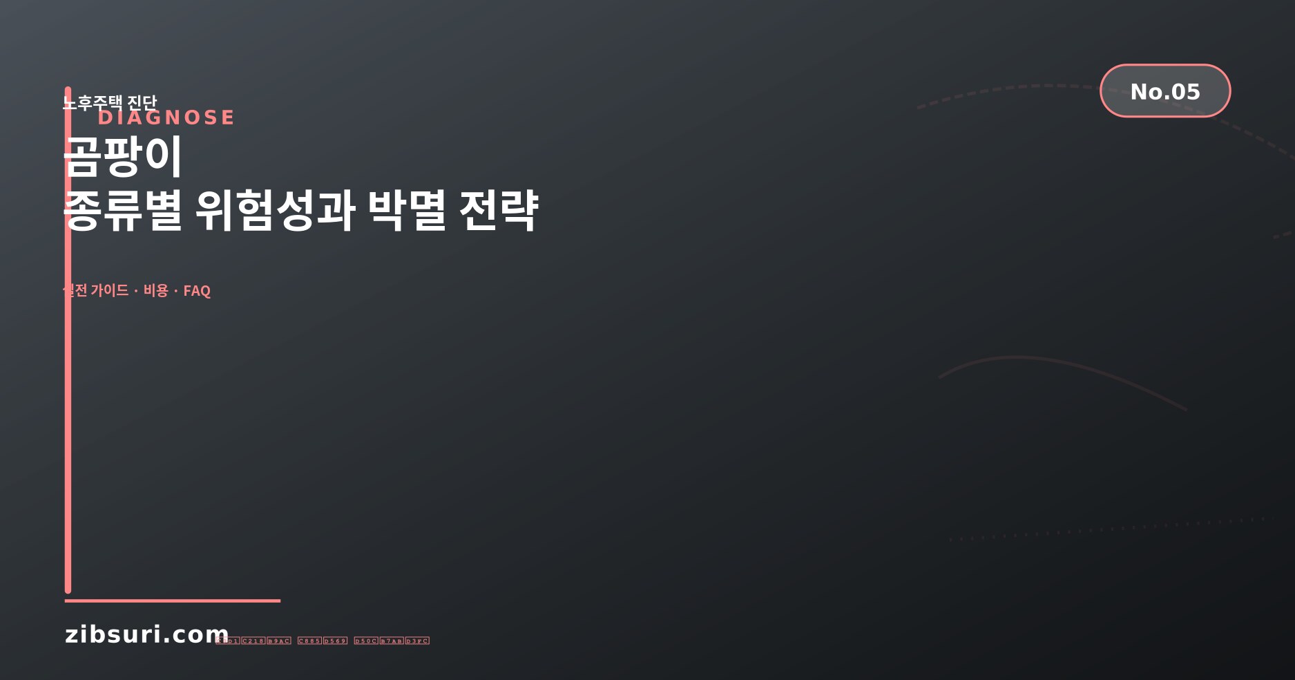 곰팡이 — 종류별 위험성과 박멸 전략